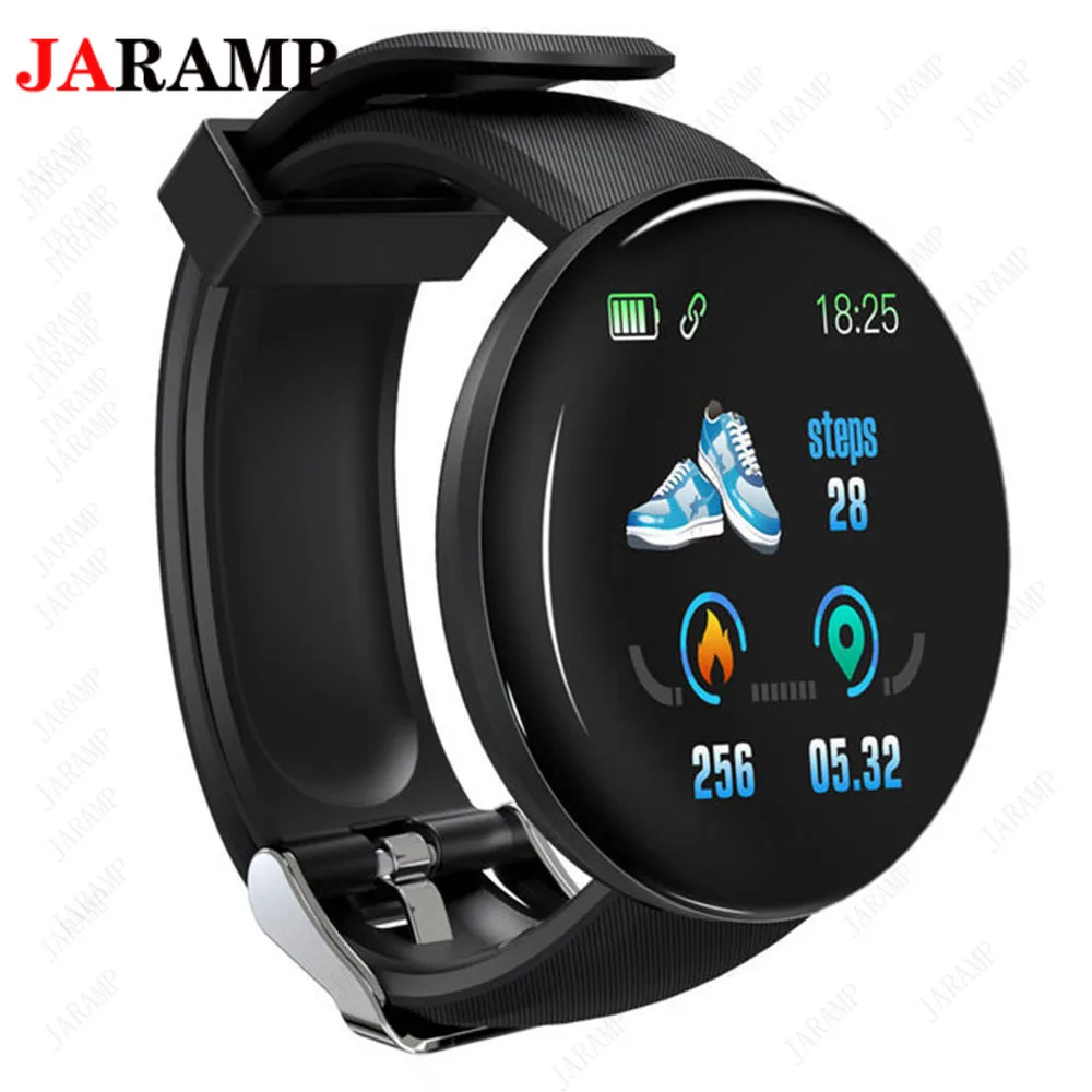 2Pcs D18 I7s Smart Watch Men Blood Pressure Smartwatch Women Waterproof Sport Heart Rate Fitness Tracker Smart Clock Watches New 