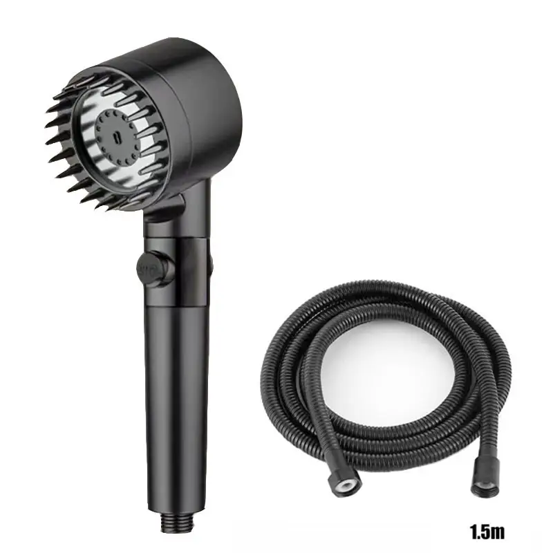 Shower for Bathroom Accessories Three Level Adjustment Showerhead Pressurization Head Massage Knobs Filter Set Showers Parts - Image 30