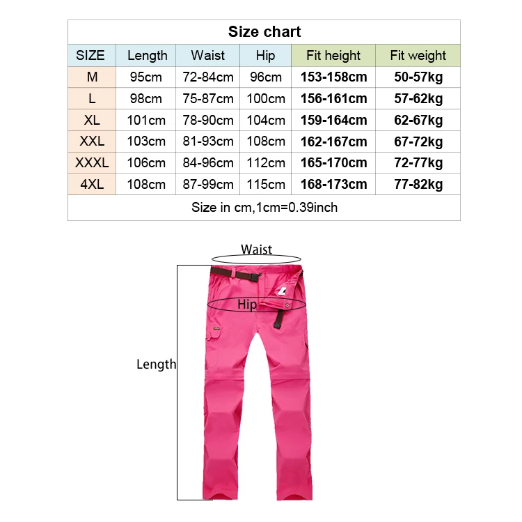 Description Picture 2 of itemTRVLWEGO Hiking Camping Pants Women Summer Anti-UV Quick Dry Thin Cool Fishing Shorts Climb Trekking Outdoor Sport Trousers