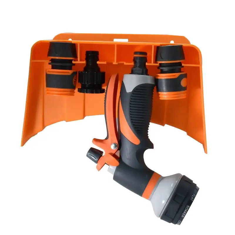 

Garden Hose Holder Garden Multifunctional Hose Holder Space-Saving Hose Hanger For Indoor & Outdoor Orange Hose Bracket For