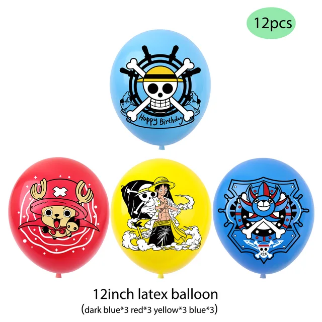 Conjunto de balões para festa infantil, tema de happy birthday, faixas de  12 polegadas, para decoração de festas de aniversário, anime, caveira,  brinquedos de desenho animado, bola, 1 peça - AliExpress