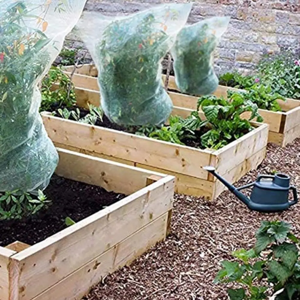 Neue Pflanzenschutznetz-Abdeckung für Obst, Gemüse, Bäume, Erdbeeren, Trauben, Schädlingsbekämpfung, Vogelschutz, Gartengeräte – Detail 4