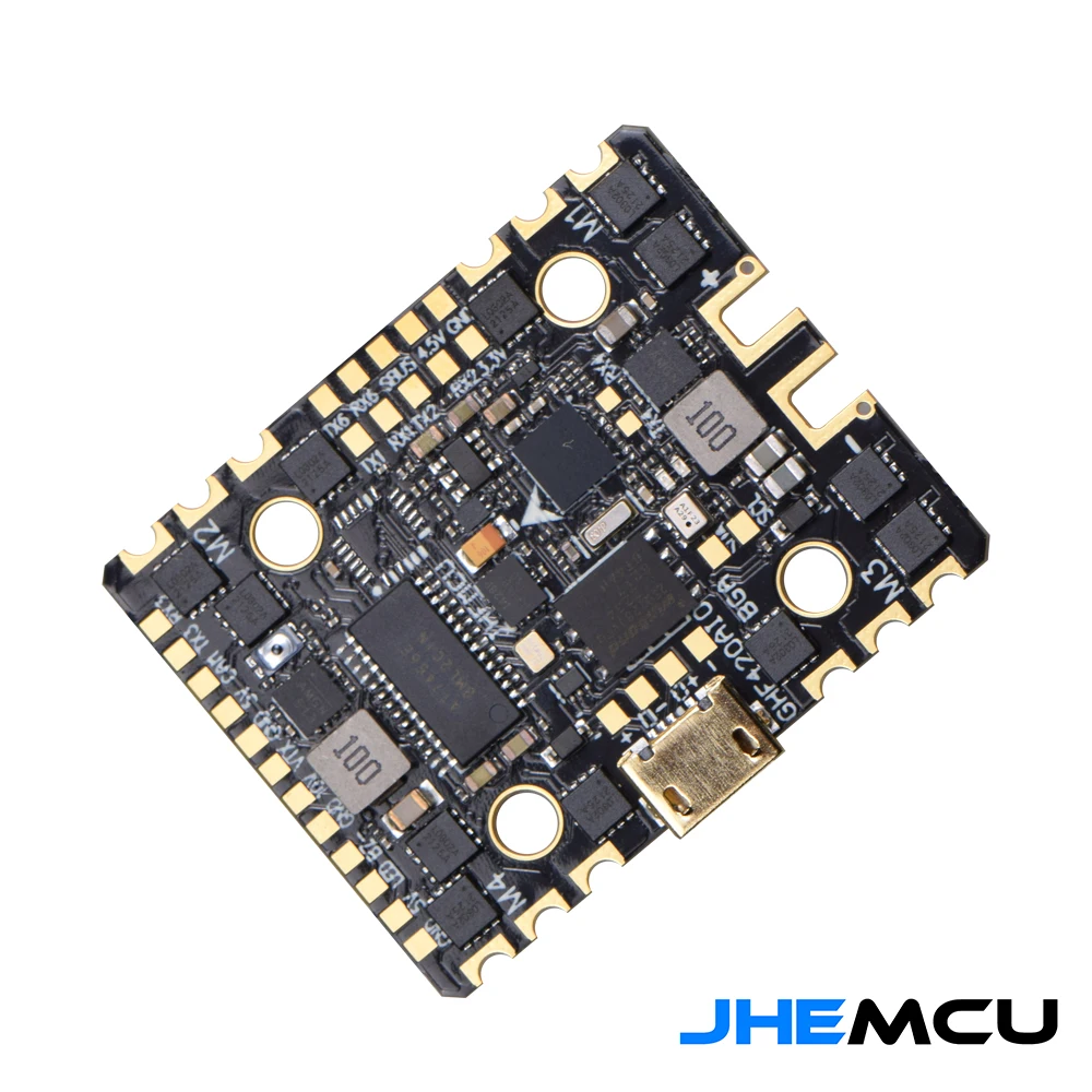 

JHEMCU GHF420AIO-BGA 40A F405 Flight Controller 40A BLHELI_S 4in1 ESC 2-6S for RC FPV freestyle Toothpick Cinewhoop Drones