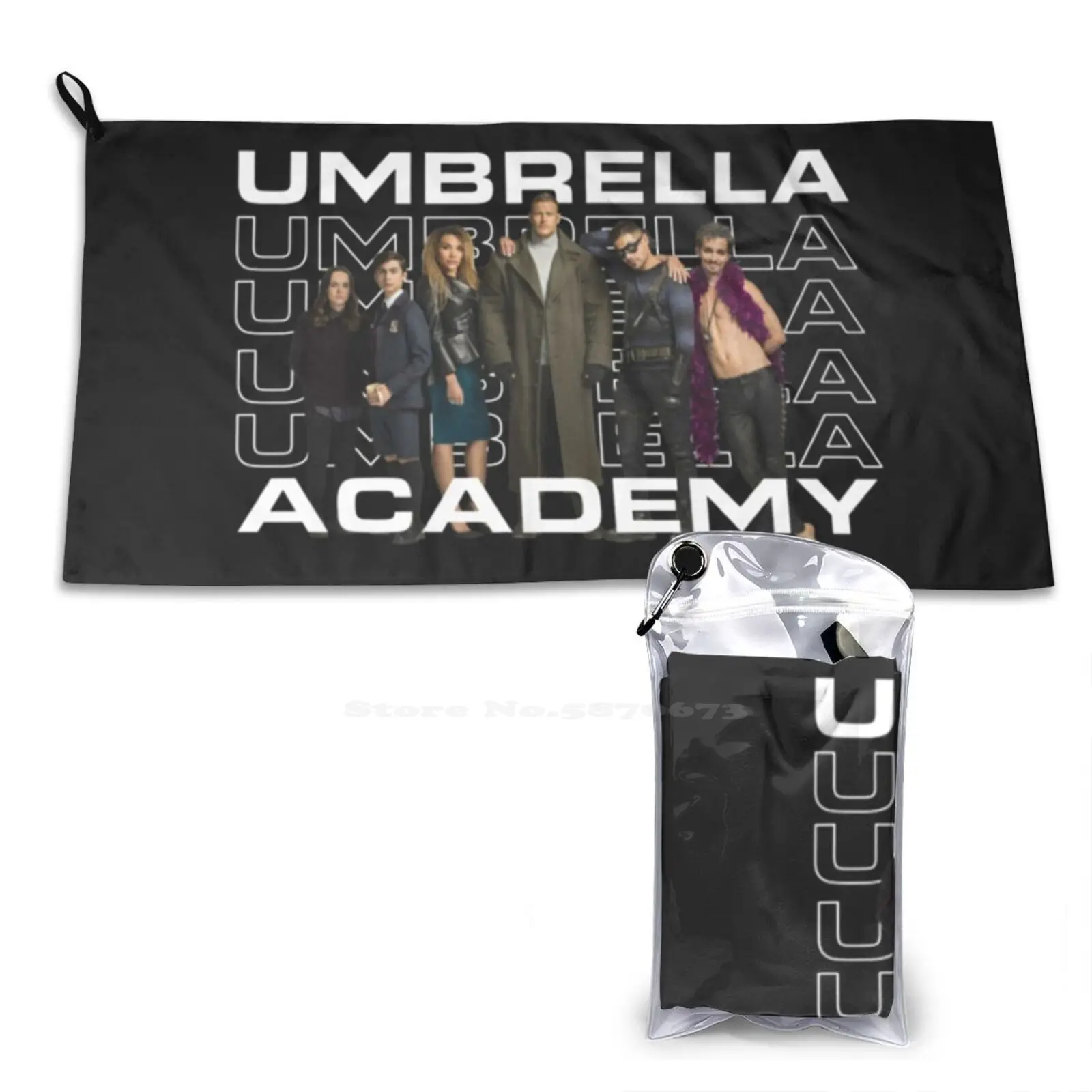 The Umbrella Academy Morbido Tessuto In Microfibra Asciugamano Da Viaggio The Umbrella Academy S3 The Umbrella Academy The Umbrella Academy