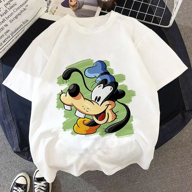 thumbnail image 1 of Camisetas de algodón para niños de Mickey Minnie Mouse, camisetas de verano para niños, camisetas de dibujos animados de Disney para niños, camisetas de anime kawaii para niños y niñas, 1 of 5