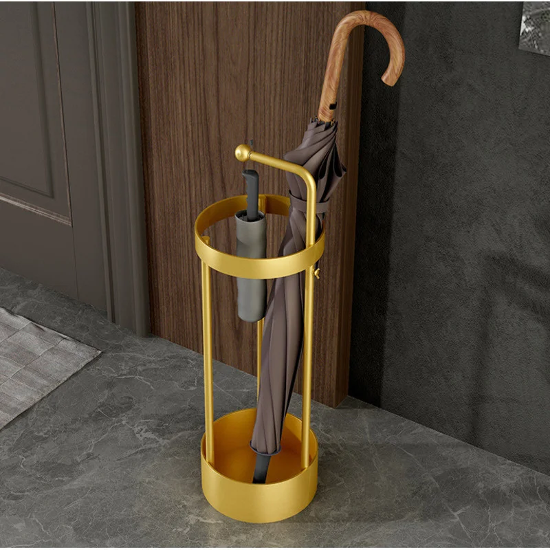 Nordic Parasol Holder Iron Frame Umbrella Stand Stable Chassis Parasol Stand Beautiful And Fashionable Light Luxury Storage Rack