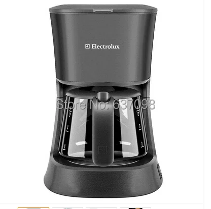 

china Electrolux Coffee machine ECM052 drip Cafe Americano 0.6L household coffee makers 220v 5cups