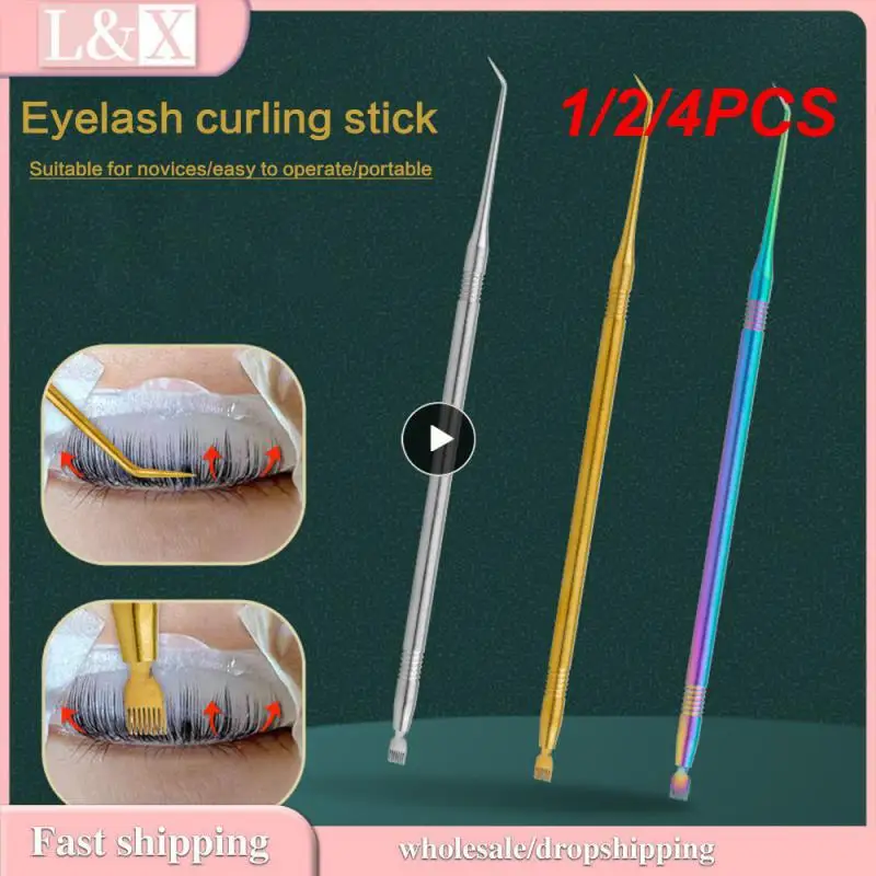 

1/2/4 шт., металлический инструмент для завивки и разделения ресниц