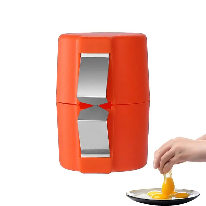 Egg cracker tool Creative egg opener cracker egg white separator handheld eggshell breaker cutter topper remover kitchen gadget