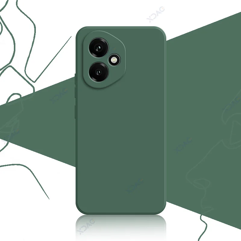 Premium Liquid Silicone Shockproof Phone Case - 360° Soft Protective Back Cover
