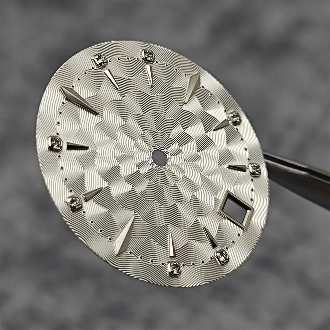 Elegant Women's Steel Watch Case with Bubble Crystal