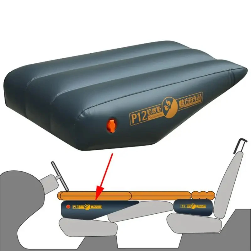 Car Inflatable Mattress Front Slope Pad Travel Inflatable Sleeping Bed Inflated Stool Seat Gap Self-driving Supplies Accessories