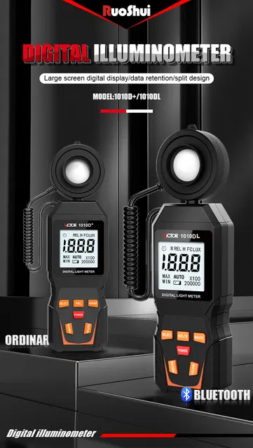 TOPINCN Isuratore Di Luce, Digitale Luxetro Elettronico Illuinatore