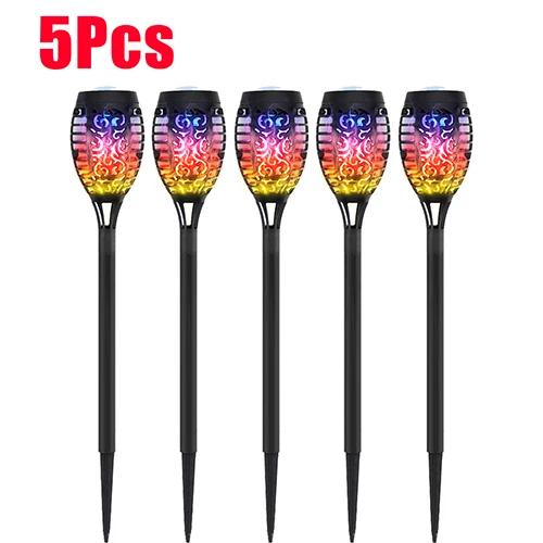 1-10Pcs 12LED Solar Flame Torch Light Flickering Lamp Waterproof Solar LED Garden Lawn Light for Outdoor Terrace Landscape Decor solar lights for sale Solar Lamps