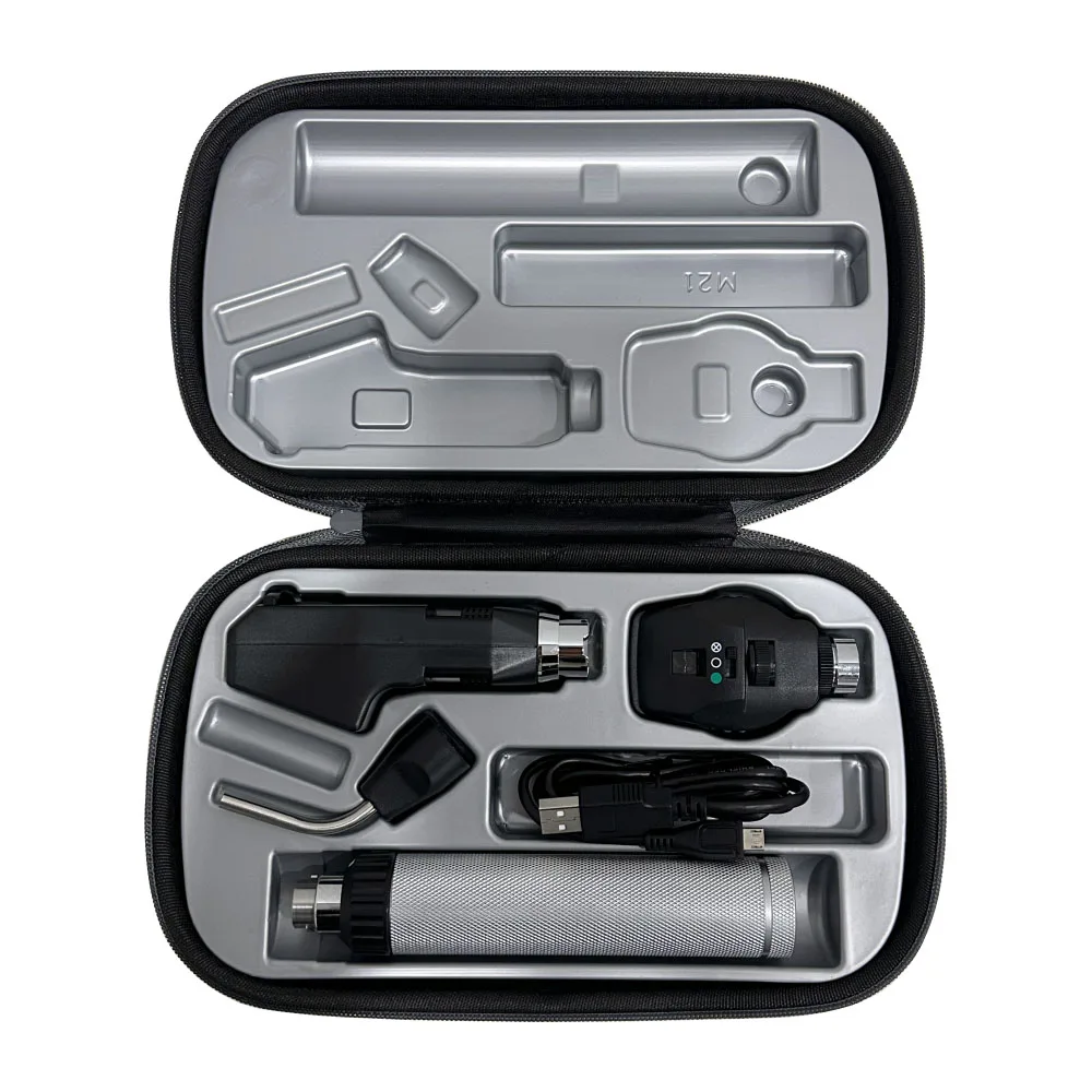 Veterinary Diagnostic Equipment Dog Ear Otoscope Set Medical Ophthalmoscope Retinoscope 3 in 1 for Veterinary Ophthalmology Use