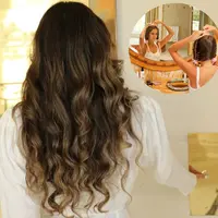 Boucles de cheveux sans chaleur pour femmes, bande de sauna, rend les cheveux doux et brillants, bigoudi, outils de coiffure, accessoires, le plus récent 4