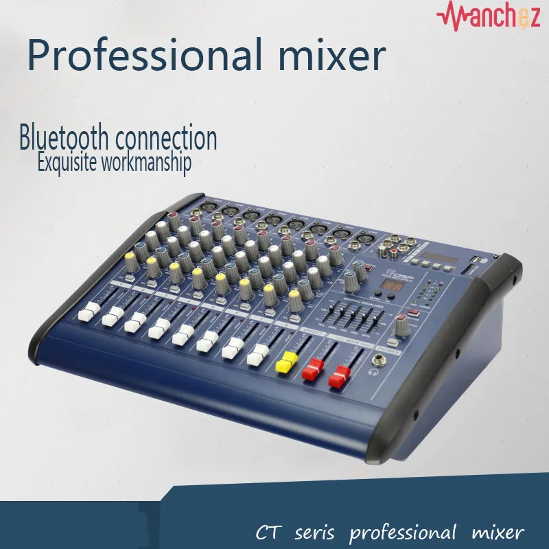 Table mixage amplifier,USB/SD/FM/BL, à 8 Channel PMX-802 D, PHonic 2x 300W