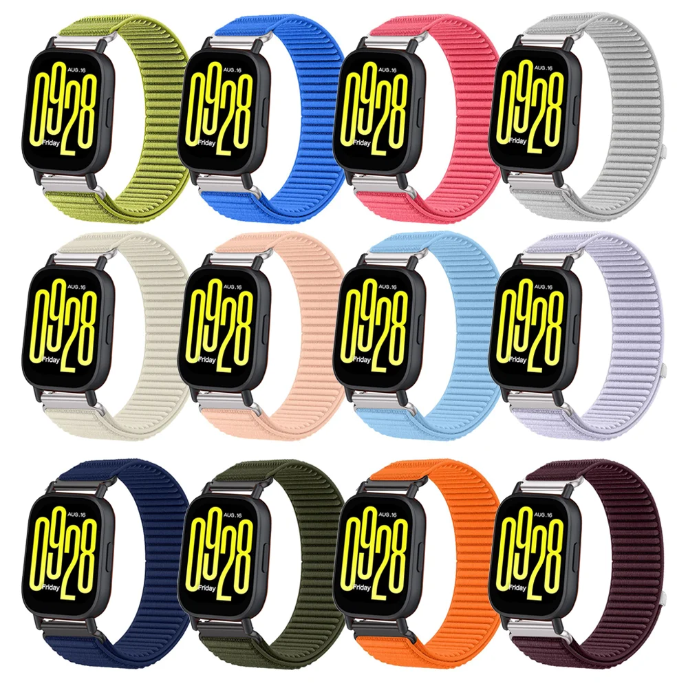 Nylon Loop Smartwatch Bracelet with Metal Buckle - Premium Strap Accessory