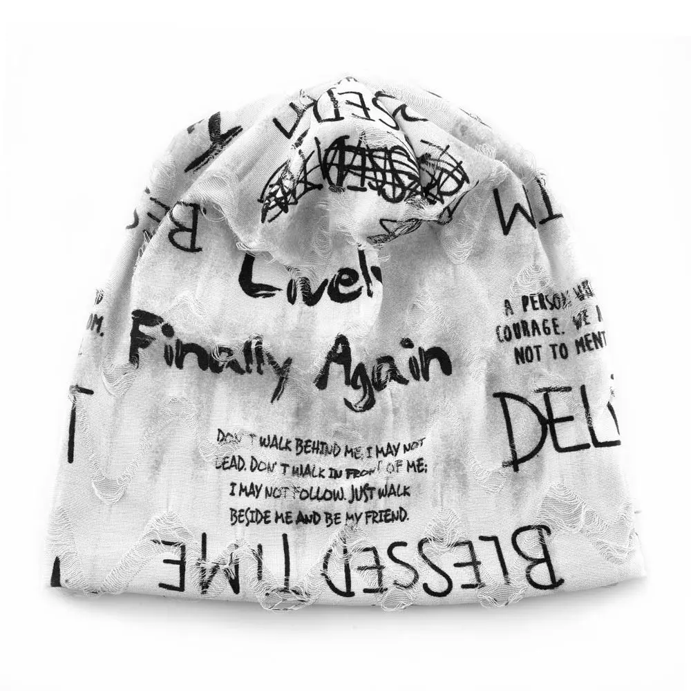 Lässige dünne Mütze mit Buchstaben-Aufdruck, Wasteland-Stil, lockerer Stil, Hip-Hop-Mützen, Streetwear-Design, Vintage-Mütze, Unisex-Kleidung – Detail 10
