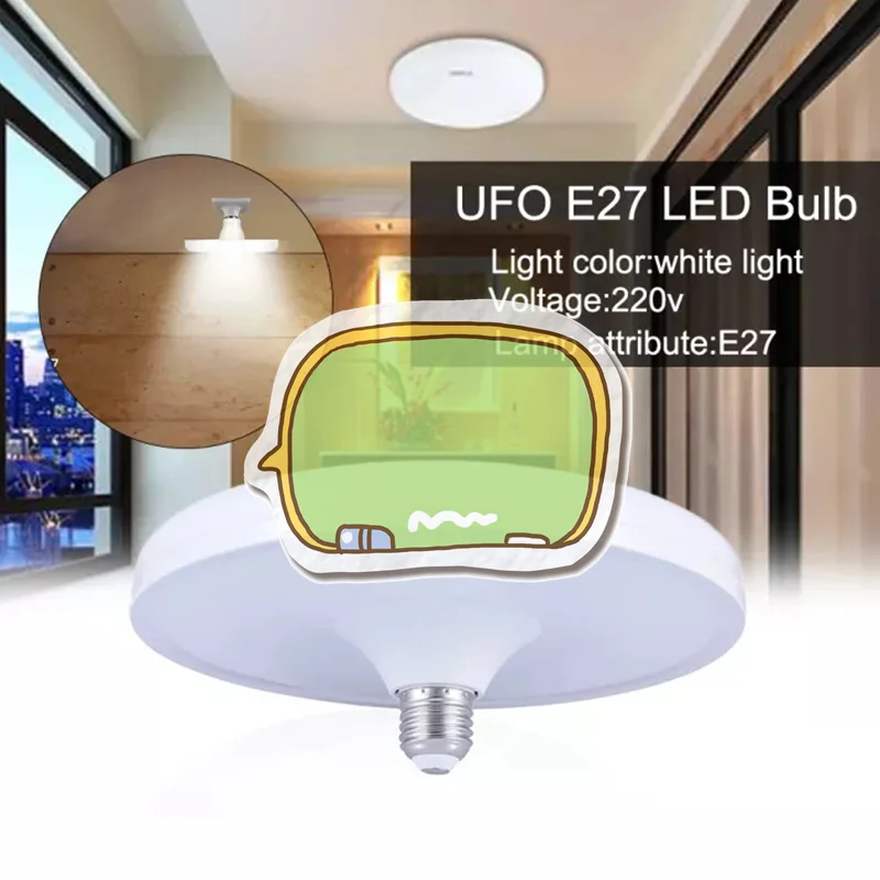 +-+1pc LED 전구 E27 Led 램프 슈퍼 브라이트 20W 220V UFO Led 조명 실내 흰색 조명 테이블 램프 차고 조명