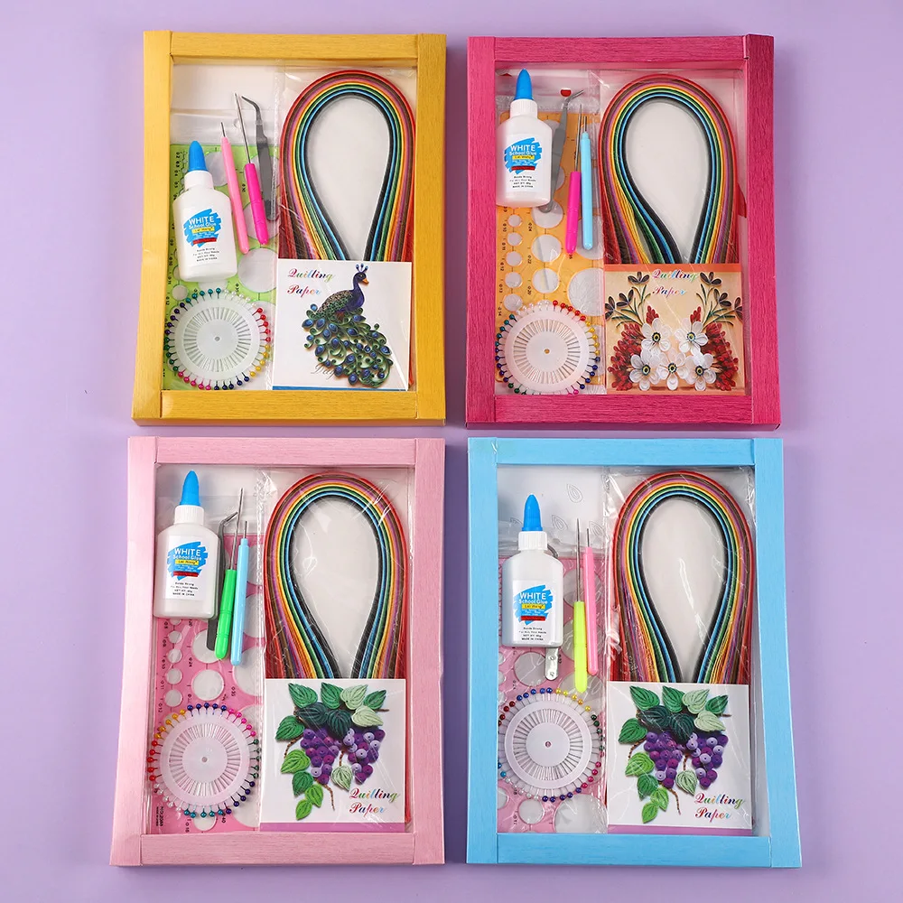 Набор линейки EKIND с диффузором в коробке, бумажные наборы, наборы материалов, инструменты ручной работы, картины из диффузорной бумаги, подарки для студентов (рандомные цвета)