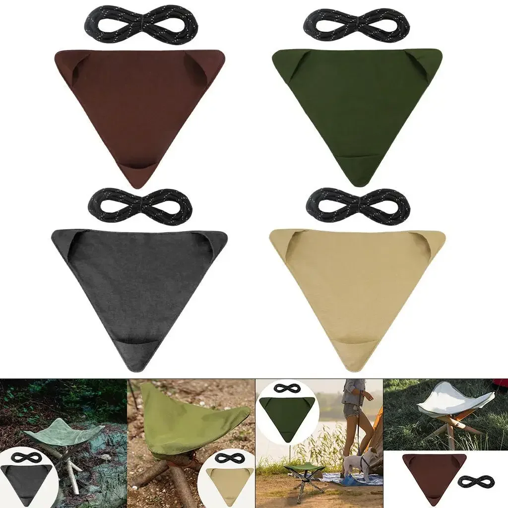 Portable Folding Camping Chair Nylon Compact Seating Outdoor Adventures
