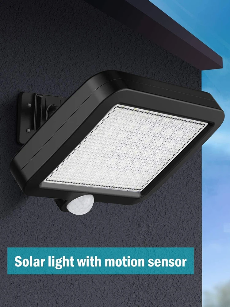 Outdoor Solar Led Light Waterproof Solar Wall Lamp with Motion Sensor Floodlight