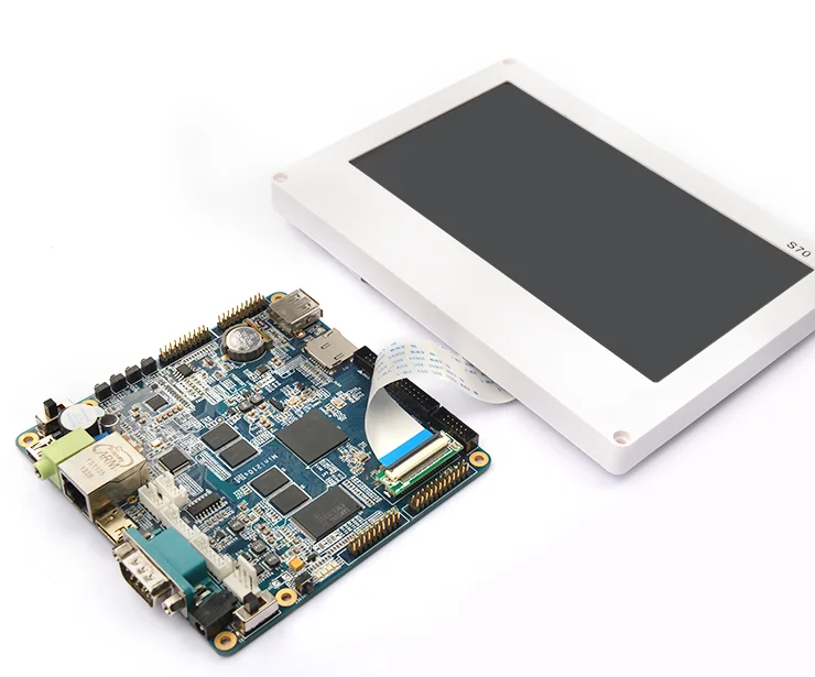 

Mini210S (1G Flash) + 7"LCD resistive LCD (S70) + Standard Accessories
