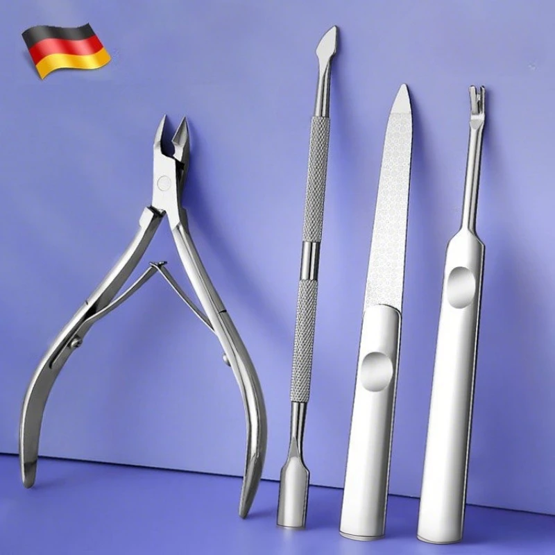 1-4Pcs Toenail Ingrown Nail Art Cuticle Nipper Clipper Edge Cutter Manicure Scissor Plier Tool Pedicure Dead Skin Remover
