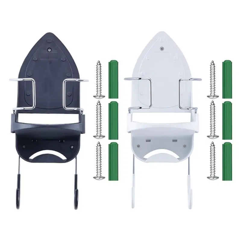 

Настенный держатель для гладильной доски, настенная электрическая железная подставка со съемным крючком для дома, ванной комнаты, стирки