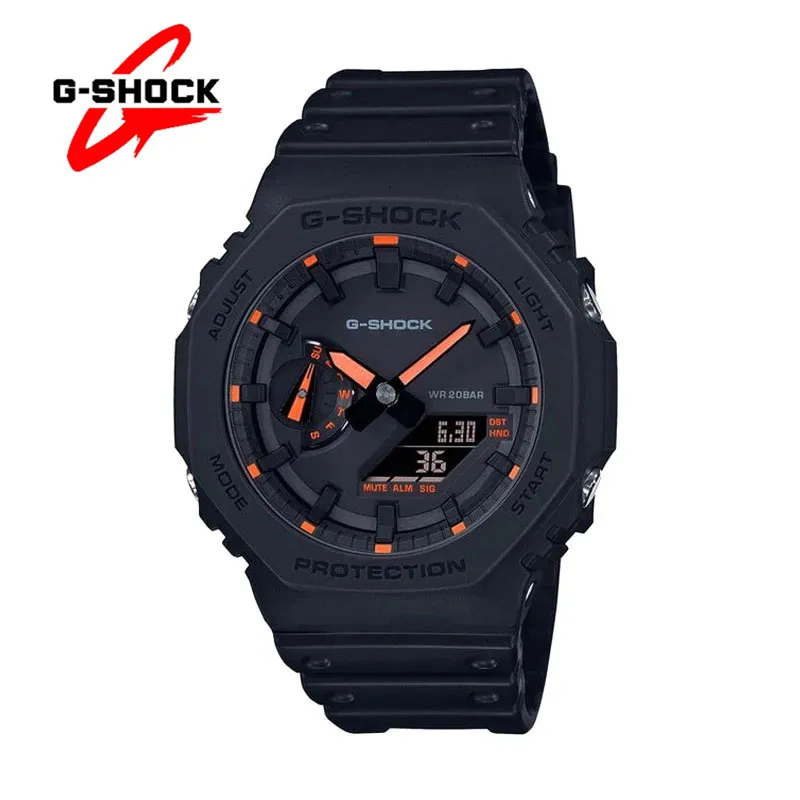 G-SHOCK GA 2100 Watches Men Quartz Clock Series Multifunctional Outdoor Sports Shockproof LED Dial Dual Display Automatic Watch