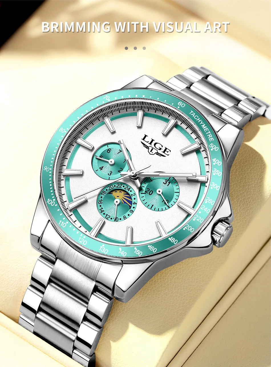 LIGE 89265 Men's Watch description image 4