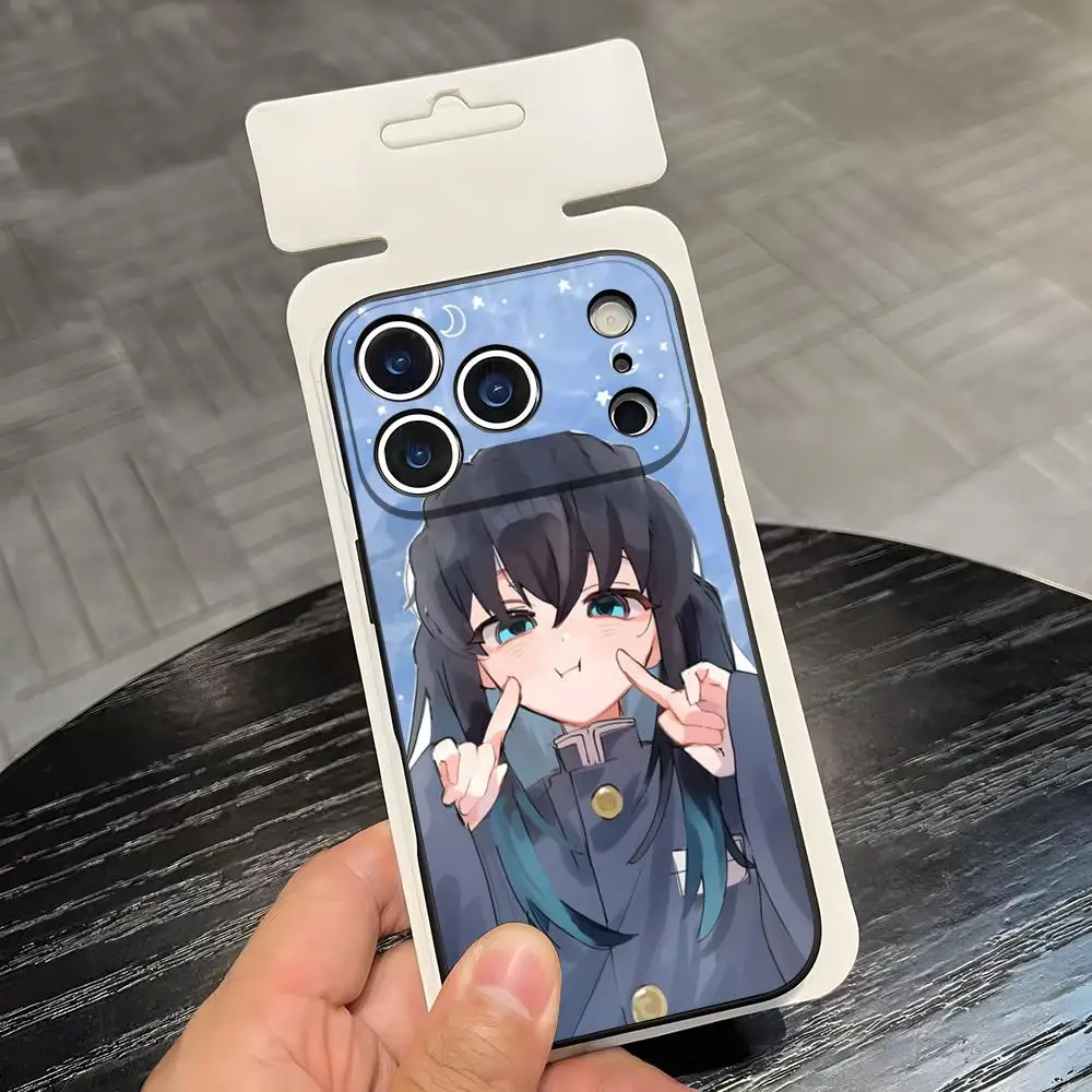 Muichiro Tokito Anime Black Soft Shell Phone Case