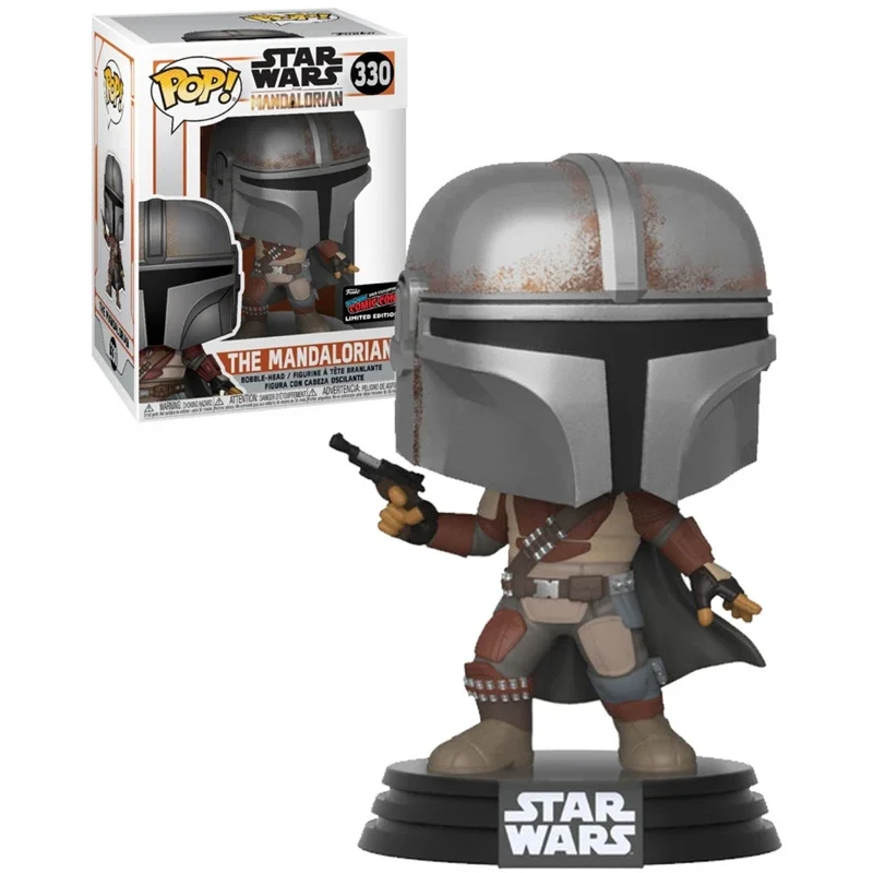 thumbnail image 4 of Figuras de acción de Funko POP Star Wars, modelos de juguetes, figuras de Yoda, Boba Stomtrooper, el mandaloriano, 4 of 5