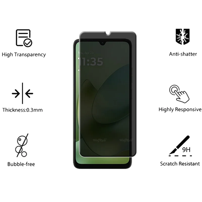 Privacy Anti-Spy Tempered Glass Screen Protector