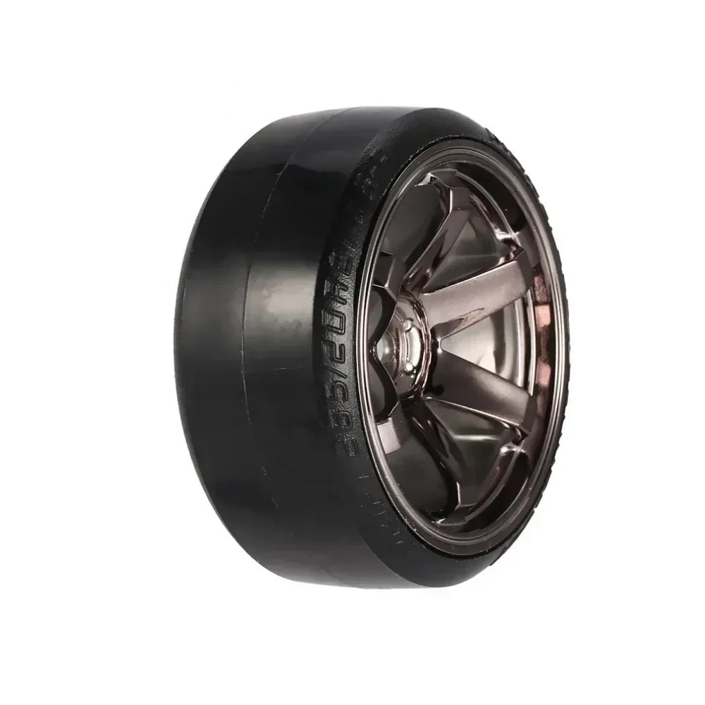 4PCS 60mm 1/10 RC Auto Reifen Hartplastik Hub Felge Rad Set für RC Drift Kyosho MST Yokomo 3Racing HSP Tamiya DS5 Wltoys USUKANI – Detail 5