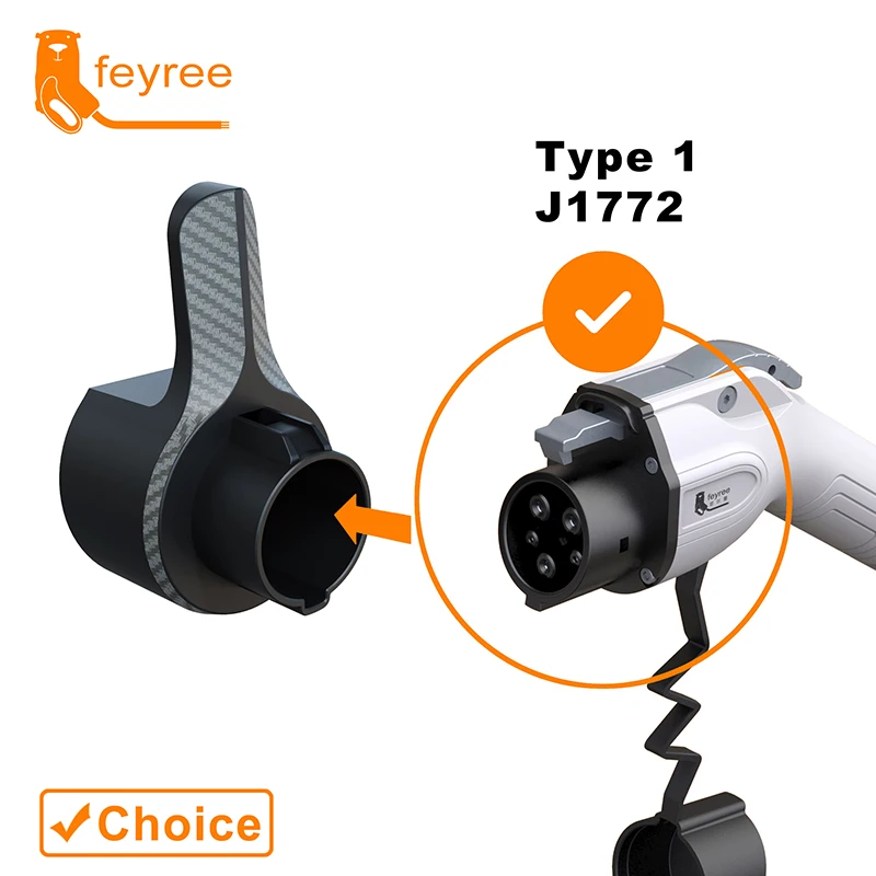 Feyree Ev Charger Holder Holster Dock Per Veicolo Elettrico Type1 J1772 Connettore Cavo Di Ricarica Protezione Extra Leading Wallbox