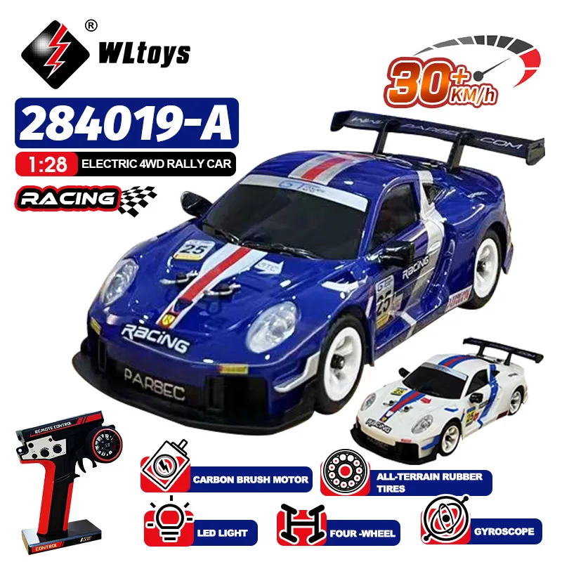 WLtoys 284019-A 284191 1:28 4WD RC Voiture 30km/h Gyroscope LED