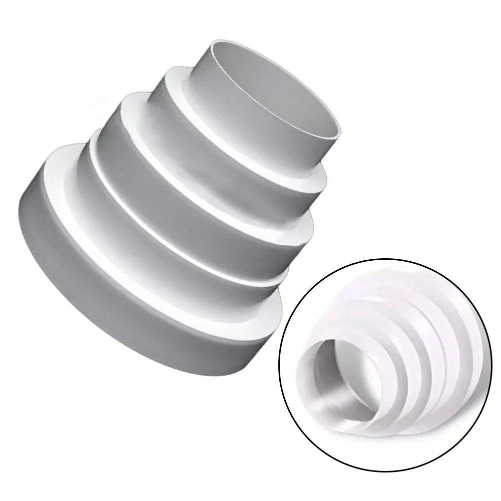 Duct Pipe Connector Ventilation Pipe Reducer Duct Reducer Extractor Fan Pipe Connector Ventilation Systems 80 To 150mm Diameter Round Tube Air Ventilation Systems Parts