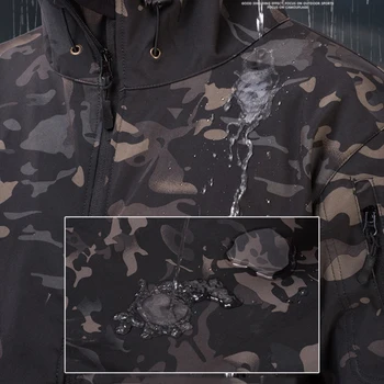 Oulylan Hunting Hiking Winter Thermal Fleece Tactical Jacket Outdoors Sports Hooded Coat Militar Outdoor Jackets 3