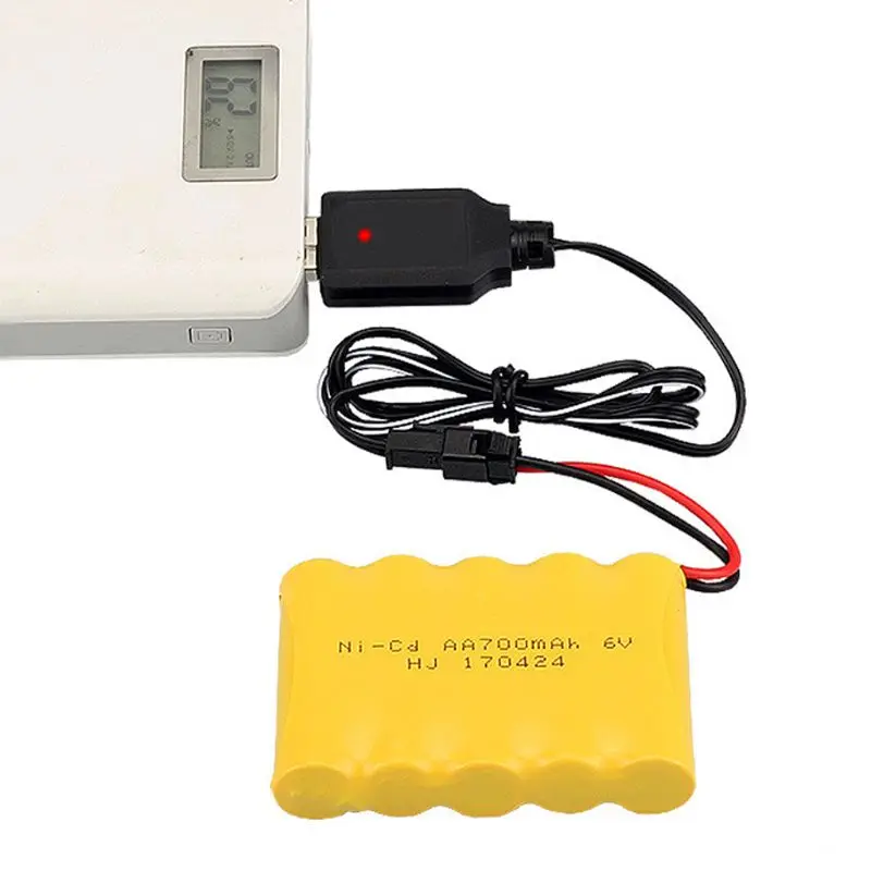USB 6V 250mA NiMh/NiCd battery USB charger for 5S NiMh/NiCd - Main Image