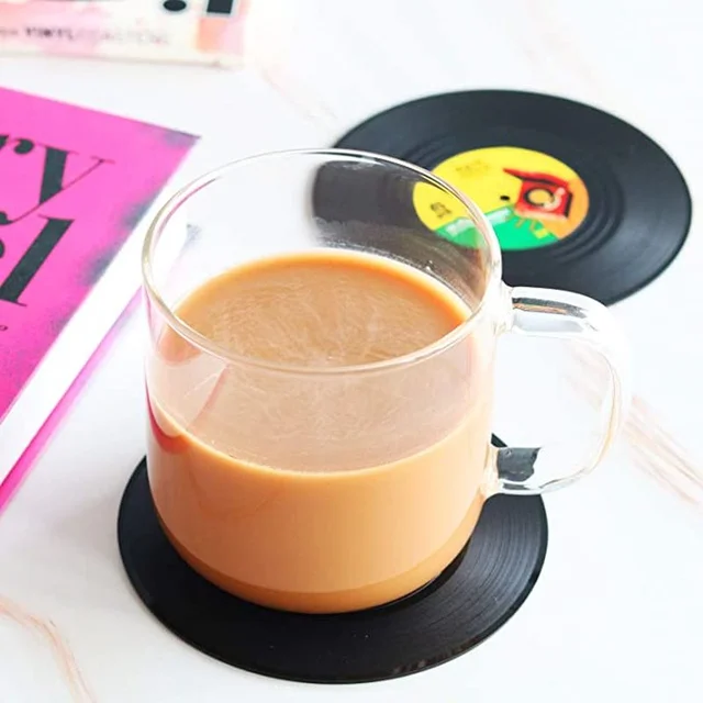 Vinyl Record Drink Coasters 6pcs 3