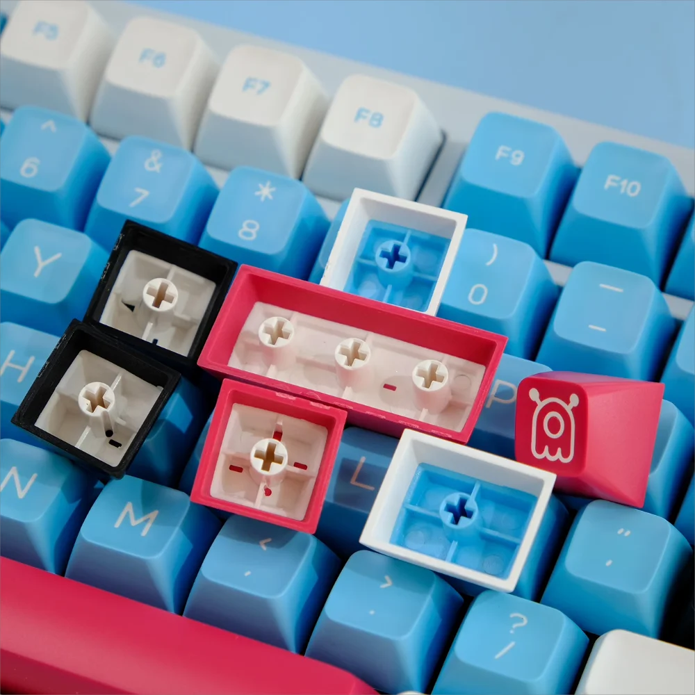 Pbt Double Shot qx Lilith Keycaps 160 Teclas Qxa Perfil SA Altura para 61 64 68 87 96 980 104 108 Teclado Mecânico - Imagem 2