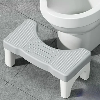 Sedile del water wc addensato per uso domestico sedia vasino artefatto adulto e bambini pouf comò donne incinte pedale sgabello 1