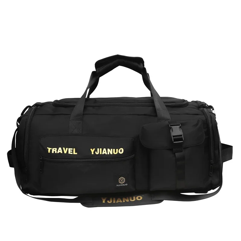 Borsa da viaggio di grande capacità, borsa da weekend, borsa da viaggio con scomparto per scarpe, borsa sportiva da fitness per donna, borsa a tracolla - immagine 6