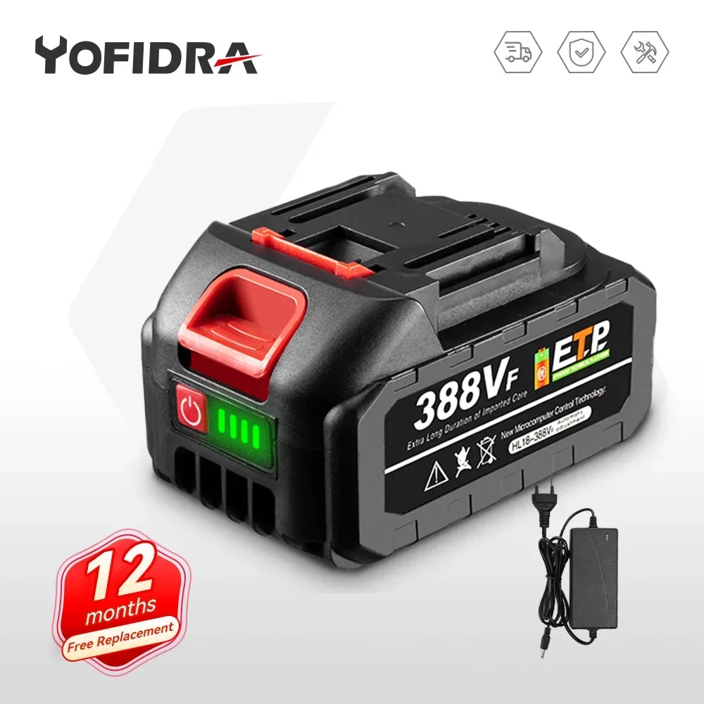 21V 15000mAh Rechargeable Lithium Ion Battery For Makita Cordless Dirll/Brushless Wrench/Screwdriver/Circular Saw EU Plug