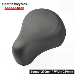 Enhanced Comfort Electric Vehicle Seat with Double - Layer Shock Absorption and Waterproof Design (Black)