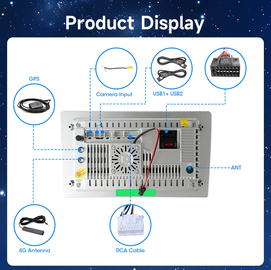 Srnubi Android14 UIS7865 Carplay & Android Auto Autoradio für Peugeot 2008 208 2012-2018 4G WiFi BT DVR GPS Multimedia Stereo – Detail 26