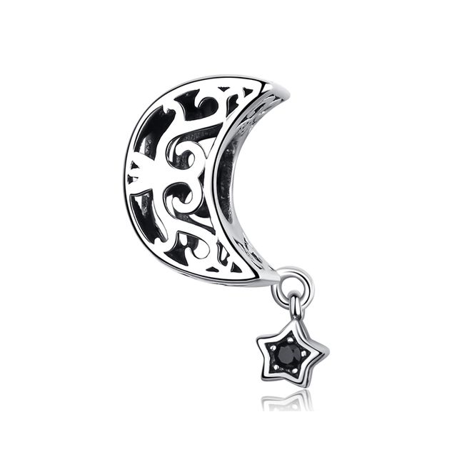 925 Sterling Silver Charms Beads Astronaut Galaxy Star Moon Charm Fit Pandora Bracelets Gift Diy Jewelry For Women