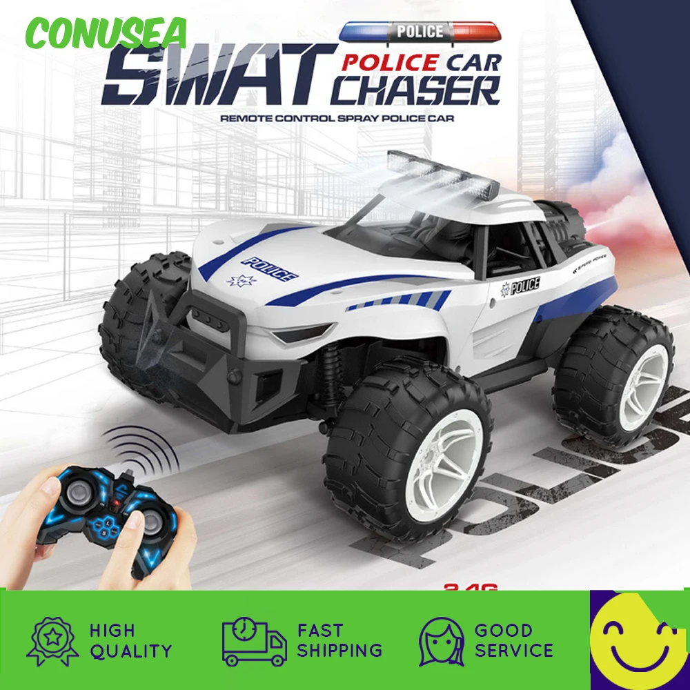 Детские игрушки RC автомобиль распылитель дыма 1/16 2,4G автомобиль с дистанционным управлением высокоскоростной Радиоуправляемый внедорожник 4x4 Дрифт Багги Tuck электрические игрушки для мальчиков